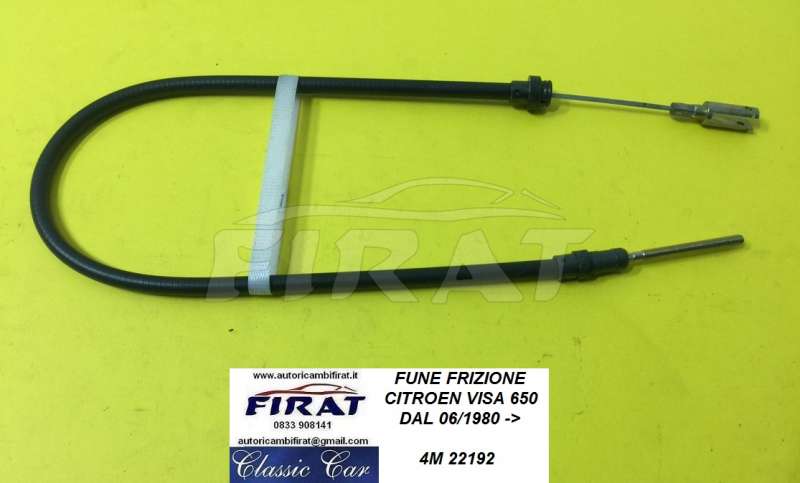 FUNE FRIZIONE CITROEN VISA 650 (22192)